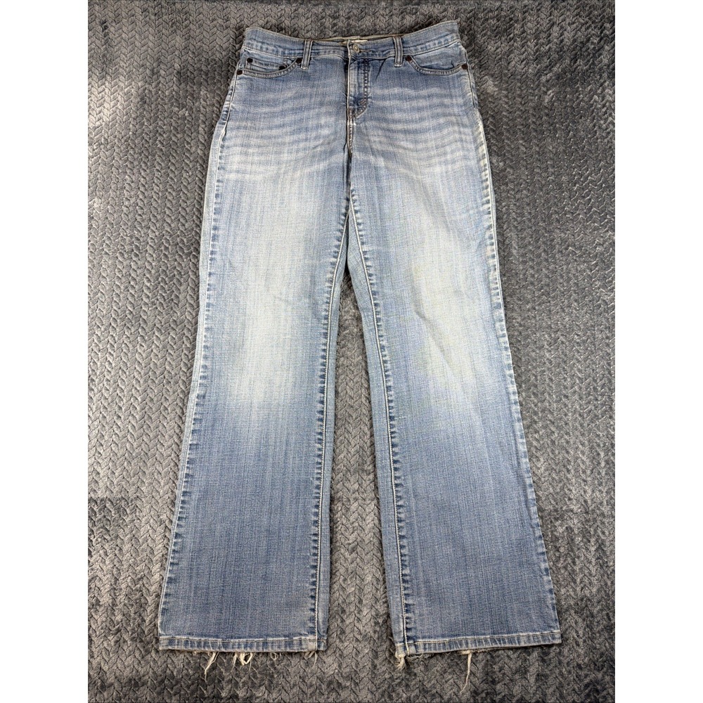Levis 512 Women's Jeans Blue Sz 12M Perfectly Slimming Straight